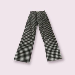 Reformation Gingham Cropped Jeans